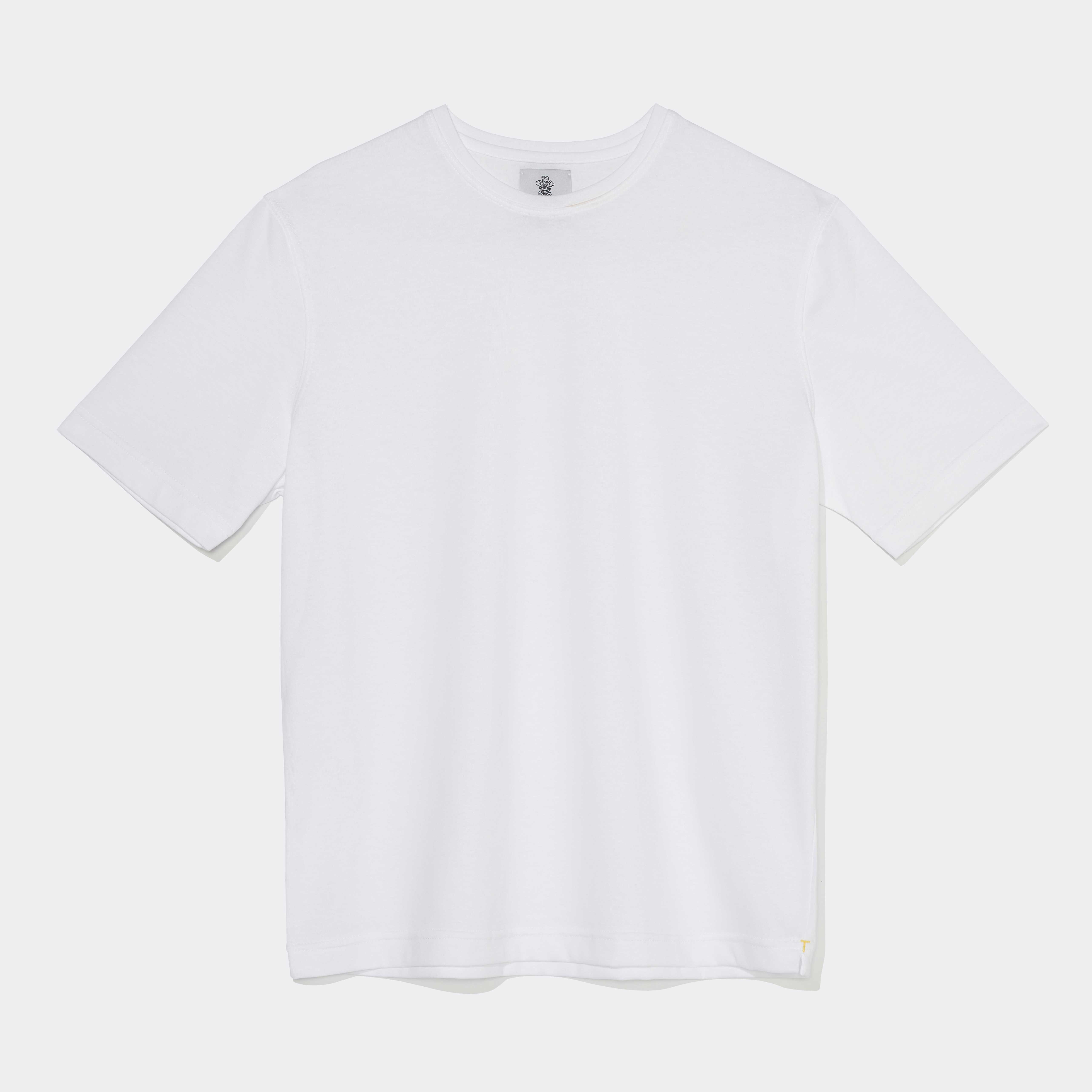 Ice cotton T-shirt White | tailorable